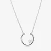 100% 925 Collier de perle de perle cultivé en argent sterling