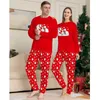 Tenues assorties pour la famille Pyjamas de Noël Ensemble de vêtements assortis pour la famille Ours de Noël Adulte Père Mère Enfants Look de famille Papa Maman Fille Fils Pyjamas 231201