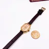 Zegarek na rękę Garland Gold Plaked Długi ośmiokątny kwadratowy retro podnoszony krawędź lustro lustrzane wykwintne kwarcowe zegarek kobiety