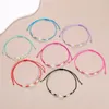 Bracelets de charme 12pcs Bohême Star Charms Corde Chaîne Graine Perle Yoga Femmes Bracelet Réglable Enfant Fille Cadeau De Noël