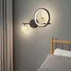 Luminária de parede led para cabeceira de quarto, lua, estrelas, luz de projeção para quarto infantil, meninos, meninas, decoração de astronauta