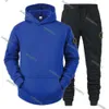 Saisie de piste de printemps et d'automne Stone Islamd Tracksuit Fashion Classic Jacket Solid Casual Sports Cost Men's Men's Two Piece Hooded Zipper Top 843