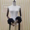 Stage Wear Waltz Modern Dance Clothes Arm Accessories Ballroom Imitation Silk Flower Cuffs Streamers Dress Hand Floats