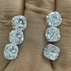 Meisidian Gemstone Lab Grown Moissanite 6 6mm 1カラットVVS D無色のクッションカットルーズストーンH1015248T