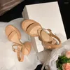 Sandálias Genuíno Couro de Vaca Cor Dourada Dedo Aberto Redondo Salto Alto Sapatos de Verão Plataforma Chunky Womens Moda Moderna