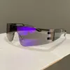 Solglasögon Kammpts män Kvinnor Fashion Rimless Punk Multicolor Manliga nyanser Ögade TRENDY KVINNA UV400 SUN Glasögon 231201