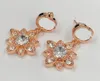 Boucles d'oreilles à tige en strass pour femmes, cadeaux d'anniversaire et de noël avec boîte