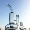 Clear Tornado Hookahs Bong Cyclone Glass Bongs Turbine Perc Dab Oil Rigs Smoking Water Bong Pipes 18mm Joint WP ZZ