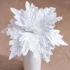 Dekorativa blommor 25 cm glitter Artifical Chult Tree Decoration for Home Fake Plant Xmas Year Party Decor Navidad