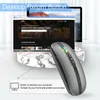 Keyboard Mouse Combos Dual Mode Wireless Bluetooth compatible Silent USB 2 4G 2400DPI Noiseless Mute Type C Charging For PC Laptop Mice 231130