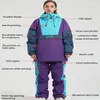 Skiing Suits Winter Ski Suit Women Overalls Outdoor Snowboarding Jacket Men Thickened Warm Set Wind Proof Waterproof Snow Pants 231130