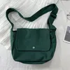 Akşam çantaları Crossbody çanta tuval vintage kitap allmatch katı harajuku moda eğlence öğrencileri şık sokak bf ulzzang retro ins 231130