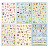 Gift Wrap 6Sheets Easter Day Make A Face Puzzle Stickers Book Funny Cartoon Cute Animal DIY Sticker Education Toy Assemble Jigsaw Decal