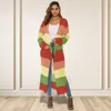 Kadınlar için Kadın Ceketleri Moda Şık Uzun Kollu Patchwork Açık Cape Ceket Bluz Kimono Ceket Hardigan Kış