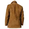 メンズジャケットヴィンテージメンジャケット秋の冬の温かい男性アウター服ファッション人工革の長袖コート231201