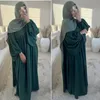 Etniska kläder muslimska blygsamma abayas klänning för kvinnor dubai lös casual komfort mantel hösten långärmad blygsam klänning islam kläder eid ramadan 231201