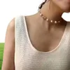 Pearl Pendant Necklace Olika stilar Fashion Necklace for Woman Gift High Quality Zircon Chain Halsband Fashion Jewelry Supply7673266