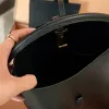 Coulisse LE 37 Borsa firmata S Borsa a tracolla Tote Specchio Qualità Manico superiore Borsa a secchiello Tracolla Donna Uomo Spalla Nera Lady Pochette