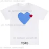 Comme t-shirt Cdgs t-shirt Garcons chemise de jeu petit amour coeur chemise homme et coton manches courtes Parent enfant Cdgs chemise 919