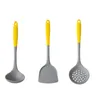 Silikon sap spatula çorbası kaşık kepçesi makarna kevgir yapışmaz tencere kızarmış kürek spatula silika jel spatulas pişirme eşyaları q803