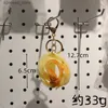 Keychains Lanyards New Food Keychains Children Play Toys Fun Bag Pendant Chef Cook Keyring Restaurant Client Promotional Gift R231201