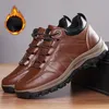 Dress Shoes Leather Men Luxury Brand England Trend Casual Sneakers Italian Breathable Leisure Male Footwear Chaussure Homme 231130