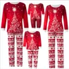 Passende Familienoutfits Passende Familienoutfits Weihnachtspyjamas Mutter Kinder Niedlicher Aufdruck Weihnachtsnachtwäsche Familienlook Kleidungssets Nachtwäsche 231130