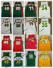 College Wear NCAA Vintage 20 The Glove Gary Payton Kevin Durant 40 Reign Man Shawn Kemp 11 Detlef Schrempf Ray Allen Red Green Basket