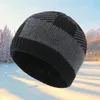 Berretti Invernali In Pile Caldo Cappello Berretto In Maglia Scozzese Per Uomo Cappelli Per La Fredda Antivento Termico