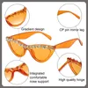 Zonnebril Kristal Diamant Cat Eye Dames Merk Designer Fashion Shades Zwart Rood Frame Persoonlijkheid Bling Brillen