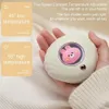 Other Home Garden Cute Cat Claw Shell Hand Warmer USB Rechargeable Portable Winter Warming Gadget Pocket Mini Electric Heater Pet 231130