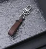 All-match Zinc Alloy Leather Car Key Ring Vachette Clasp Creative Simple Keychain Pendant Cars Ornament in Stock Wholesale