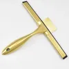 Huishoudelijke reinigingsbadkamer Schraap Douchescherm Raam Reinigingsgereedschap Scraper Squeegee 252x18cm Gouden roestvrijstalen glas 231222