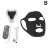 Ansiktsvårdsenheter Elektronisk mask som laddar massageenhet mjuk gel rynka mask anti ansikte fuktgivande elektronisk skönhet ansikte massager o5l8 231130