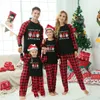 Family Matching Outfits Christmas Family Matching Pajamas for Kids Mommy Father Sleepwear Suit 2024 Year Holiday Xmas Outfits 231130