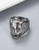 Fashion Tiger Head Domineering Man Ring Creative Retro Ring High Quality 925 Silver Plated Ring Jewelry Supply1229873