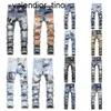 23SS Jeans da uomo Designer Distressed New Biker Slim Straight Denim For Men Stampa Pantaloni skinny da donna di marca di moda