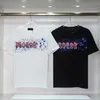 디자이너 남자 티셔츠 Herren Tshirt 클래식 레터 레터 스트리트 느슨한 캐주얼 짧은 슬리브 100% 순수한 면화 유행 흑백 고품질 M-3XL