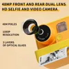 K27 Câmera de impressão instantânea Dual traseira dianteira traseira snap snap 2600w com flash retrô pequeno filme gravação de vídeo Tire Take Pictures 231221