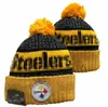 Pittsburgh''Seelener''beanis Bobble Hats Baseball Ball Caps 2023-24 Projektant mody Bucket Hat Chunky Knit Faux PO Beanie świąteczny kapelusz A12