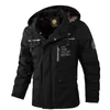 Vestes pour hommes Hommes à capuche décontracté de haute qualité veste coupe-vent en plein air vêtements thermiques léger imperméable mode froid hiver 231201