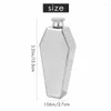 Hip Flasks mini kolba 100 ml spersonalizowana trumna kształt przenośny stal nierdzewna przenośna flagonowa flagon wina doniczka dostarcza prezent męski