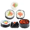 Decoração de festa Plástico Playes Simulação Sushi Modelo Cozido Vermicelli Rolo Realista Comida Pvc Japonês Gostoso