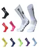 Chaussettes pour hommes Men039s Chaussettes New Sty Football Chaussettes rondes en silicone Ventouse Grip Anti Slip Soccer Chaussettes Sports Hommes Femmes Baseball Rugby 0924967977 Qgfs