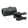 Tactical Trijicon Magnifier MAG-C-2600001 3x Magnification Optics Rifle Scope with Flip to Side Quick Release Mount fit 20mm Rail