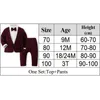 Clothing Sets Baby 1st Birthday Clothes Gentleman Autumn Outfits 1 2 3 Years Boys Party Suit Solid Pants Fake 2PCS Set Toddler Wedding Costume 231201