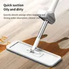 モップは、交換されたパッド付きの家の床清掃家庭用ツールのために怠zyなモップフラットハンズフリー洗浄