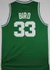 Ed NCAA Vintage Indiana State Sycamores College Баскетбольные майки Bird # 33 Jersey Nation Team Dream Larry # 7 Baby Blue Black Valley H