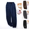 Pantaloni da uomo spessa peluche pigiama 2023 autunno inverno morbido arricciacapelli a velluto a corallo calda casual in flanella solido abbigliamento da sonno abbigliamento pantaloni