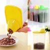 Storage Bottles 1.9/2.5L Rice Cereal Bean Dry Food Dispenser Container Lid Sealed Box